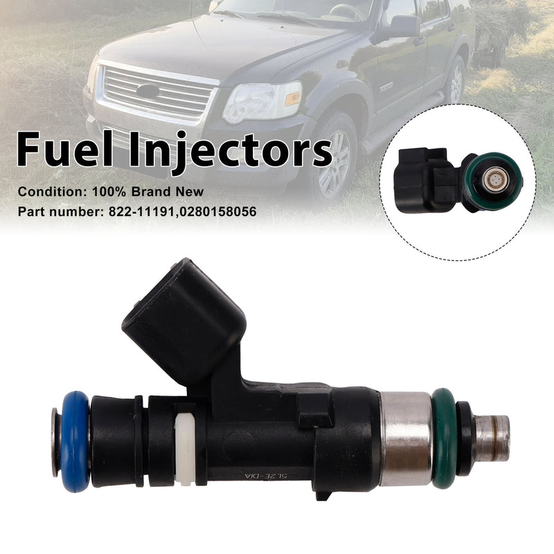 Mercury Mountaineer Ford 822-11191 Fuel Injectors 0280158056