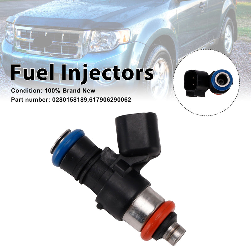 Mercury Mariner Ford 3.0L 617906290062 Fuel Injectors 0280158189