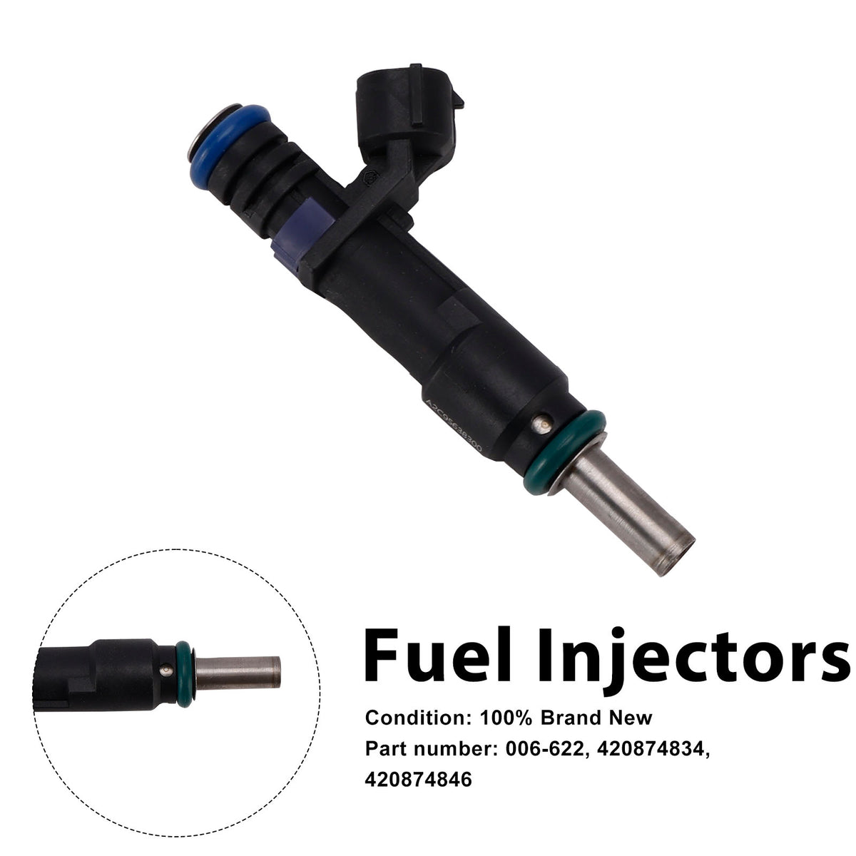 Sea-Doo GTI 155 GTR 215 RXT 260 420874834 Fuel Injectors 420874846