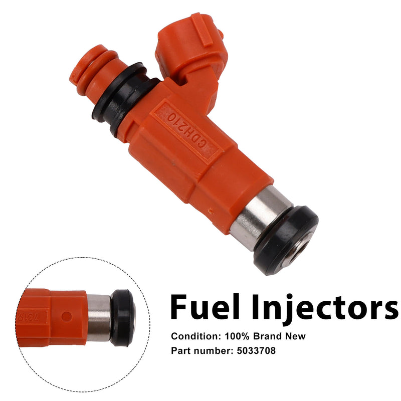 Outboard Moto 90-115-140 HP 2003-2006 Fuel Injectors 5033708