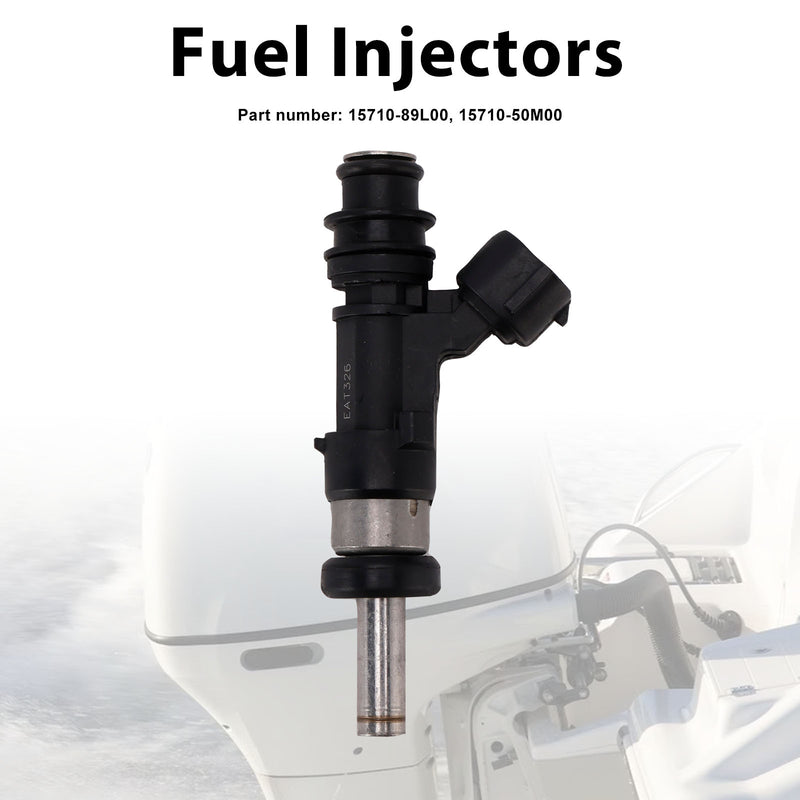 Suzuki Outboard 15HP 9.9HP 20HP 15710-89L00 Fuel Injectors 15710-50M00
