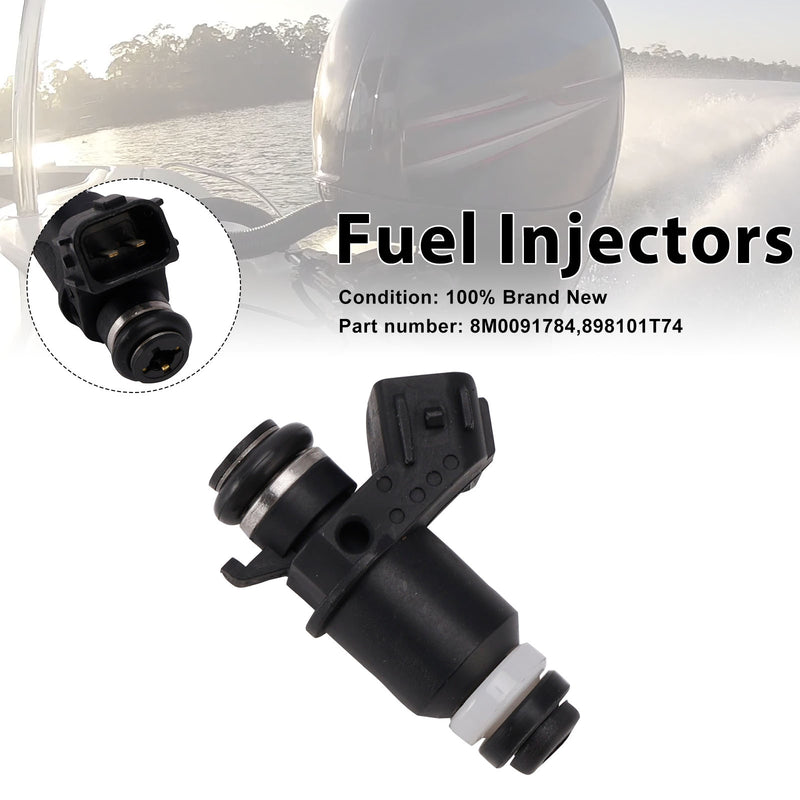 Mercury Mariner Outboard 25HP 30HP 8M0091784 Fuel Injectors 898101T74