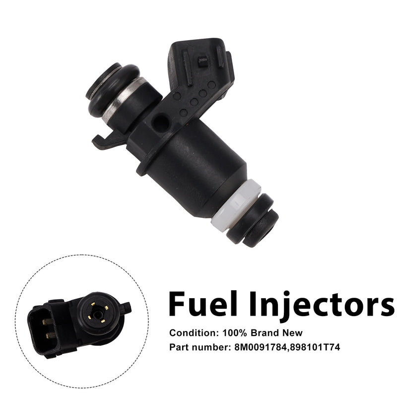 Mercury Mariner Outboard 25HP 30HP 8M0091784 Fuel Injectors 898101T74