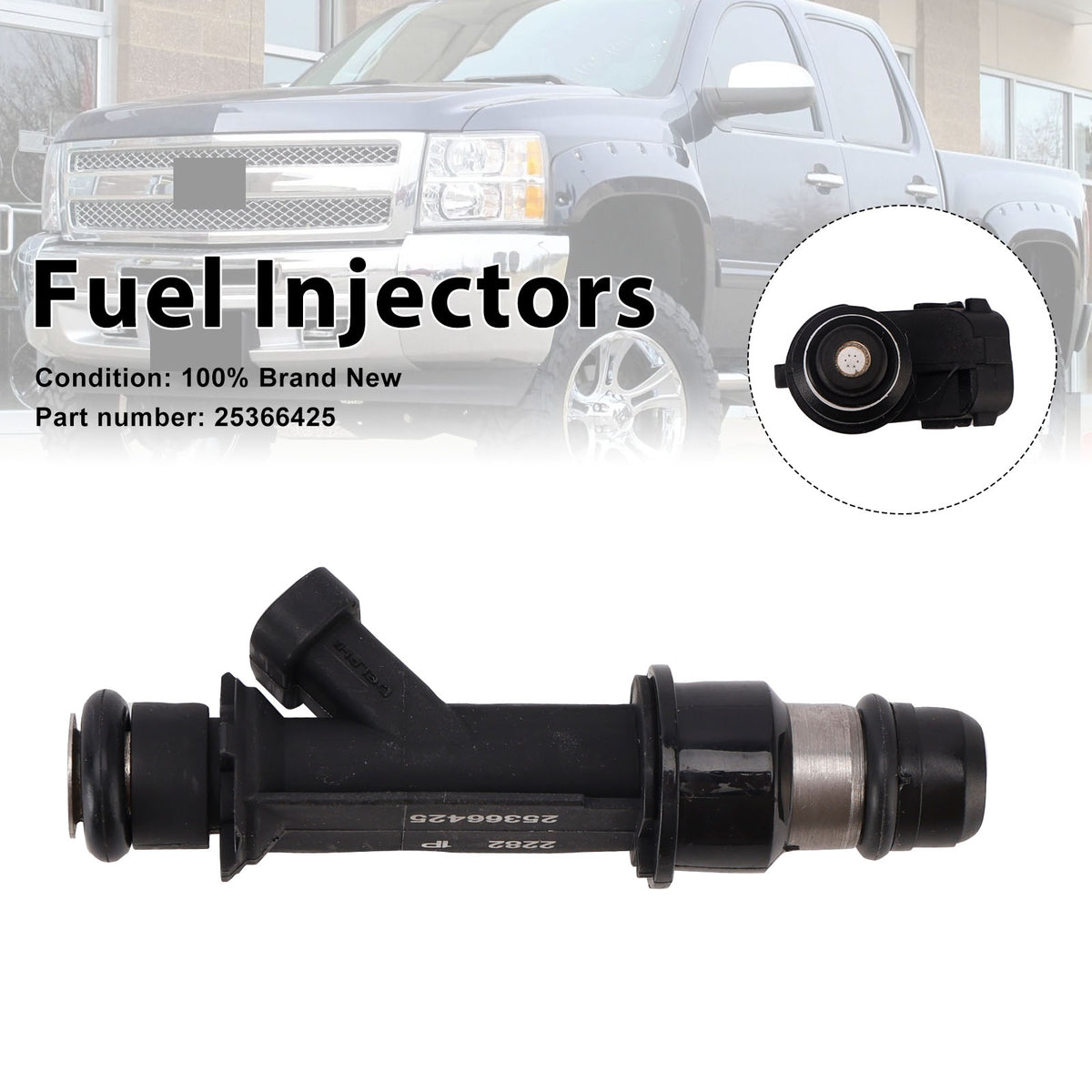 GM Industrial Marine 3000 I-4 LMX Fuel Injectors 25366425