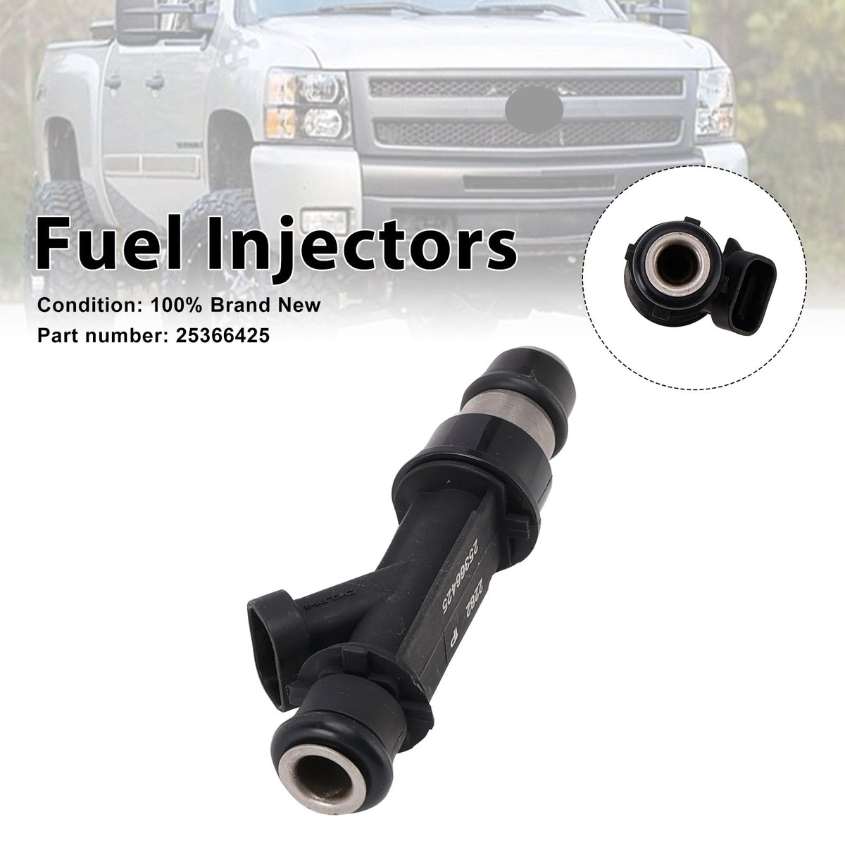GM Industrial Marine 3000 I-4 LMX Fuel Injectors 25366425