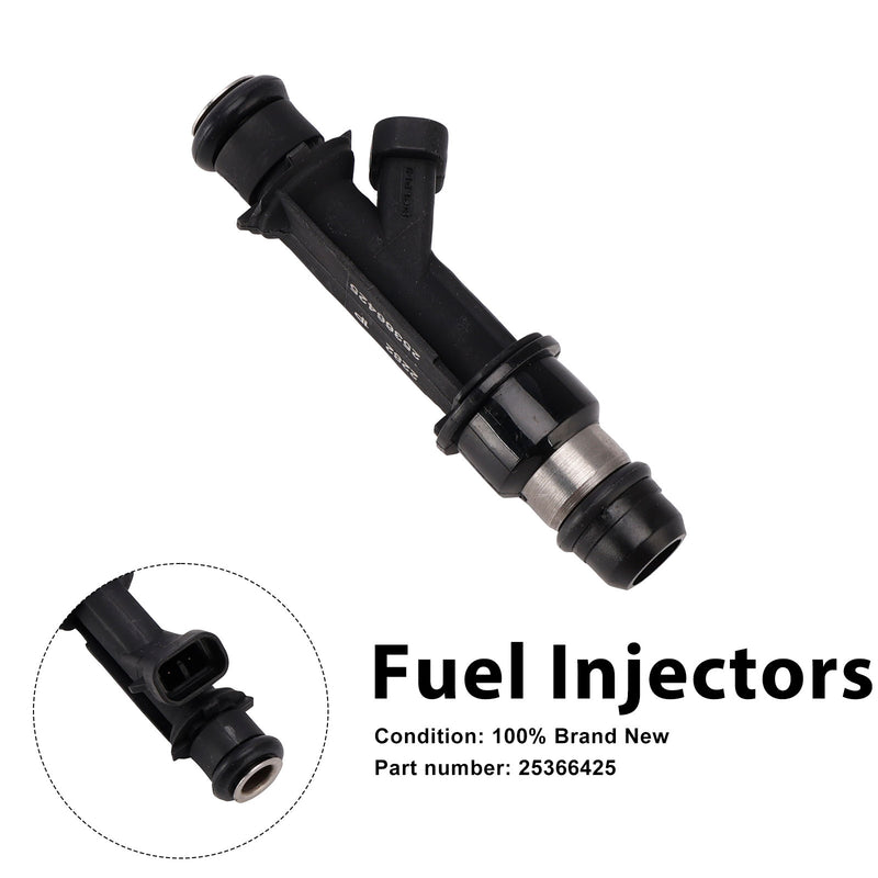 GM Industrial Marine 3000 I-4 LMX Fuel Injectors 25366425