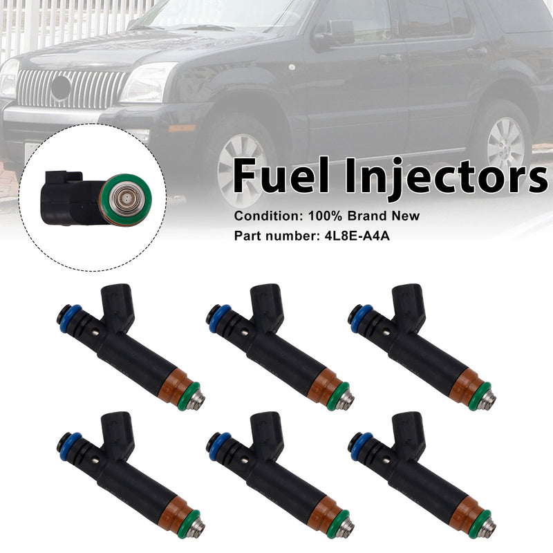 Mercury Mariner Ford Taurus Explorer 6PC 4L8E-A4A Fuel Injectors