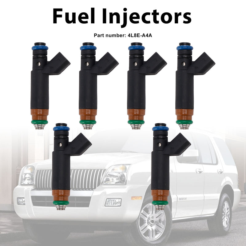 Mercury Mariner Ford Taurus Explorer 6PC 4L8E-A4A Fuel Injectors