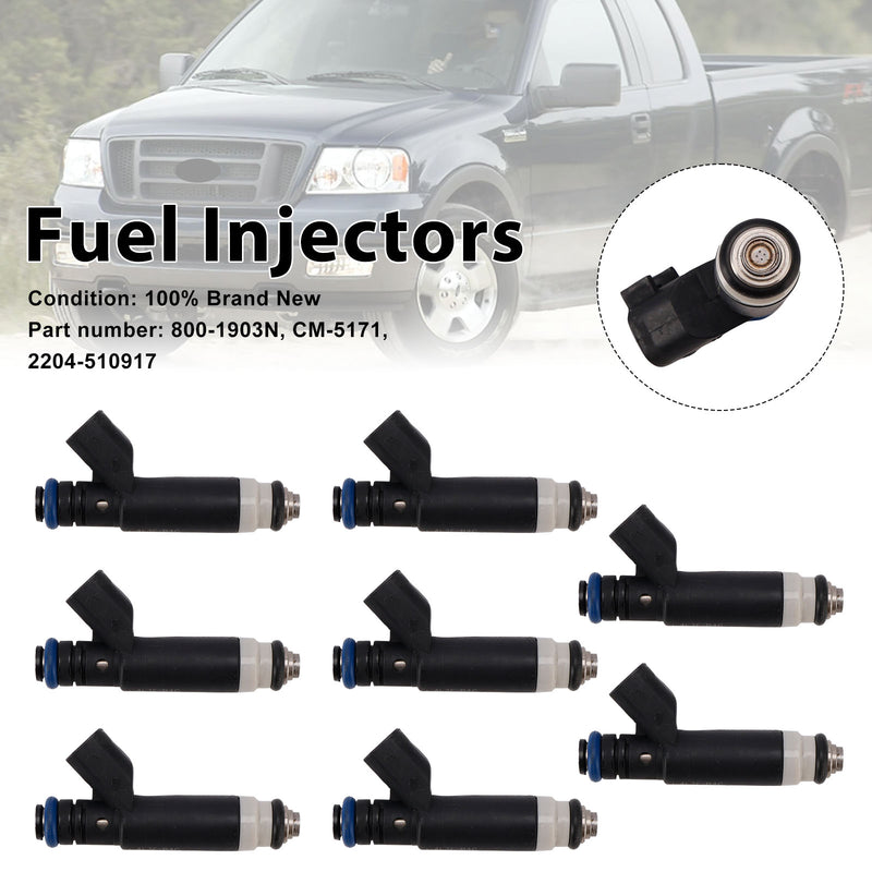 Mercury Mountaineer Ford Explorer 8PC CM-5171 Fuel Injectors 800-1903N