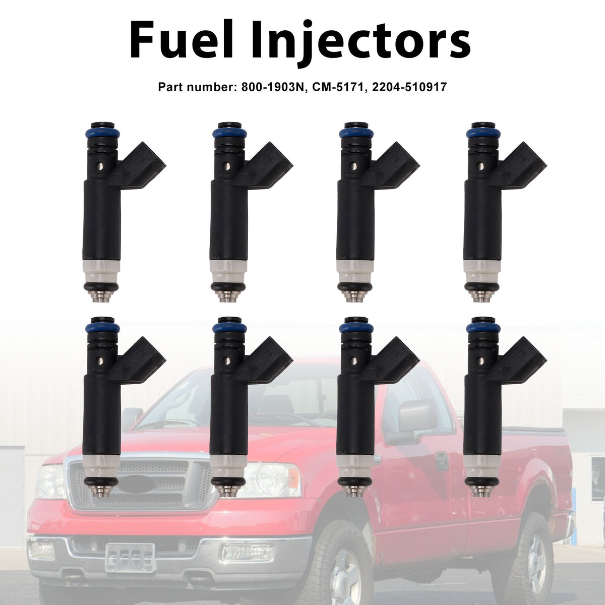 Mercury Mountaineer Ford Explorer 8PC CM-5171 Fuel Injectors 800-1903N