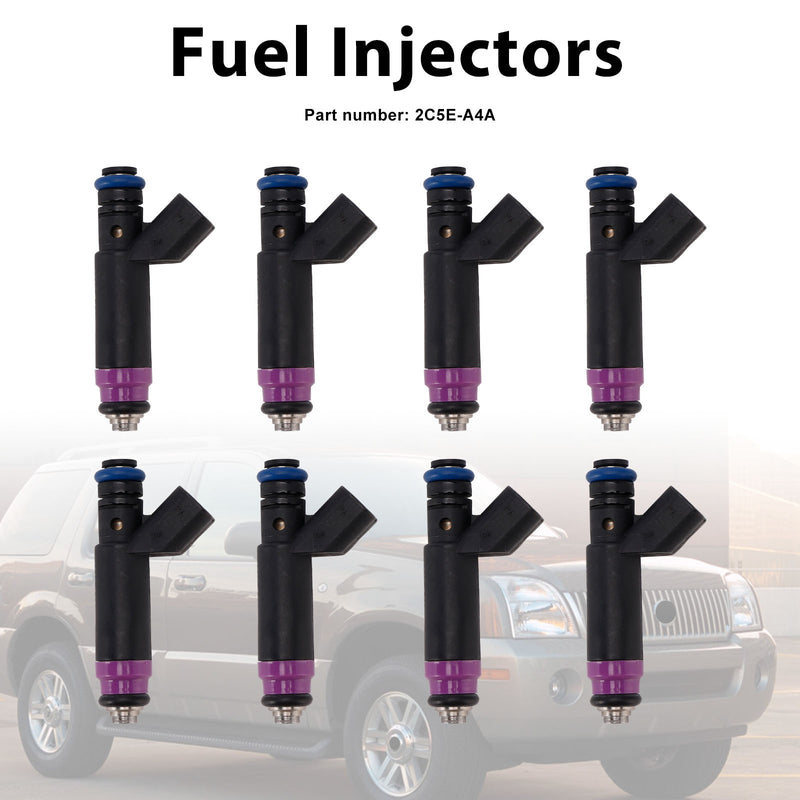 Mercury Ford 4.6L V8 2003-2010 8PC 2C5E-A4A Fuel Injectors