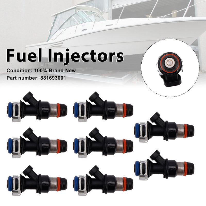 MERCRUISER 8.1L 496 CID V8 GM Engines 8PC 881693001 Fuel Injectors