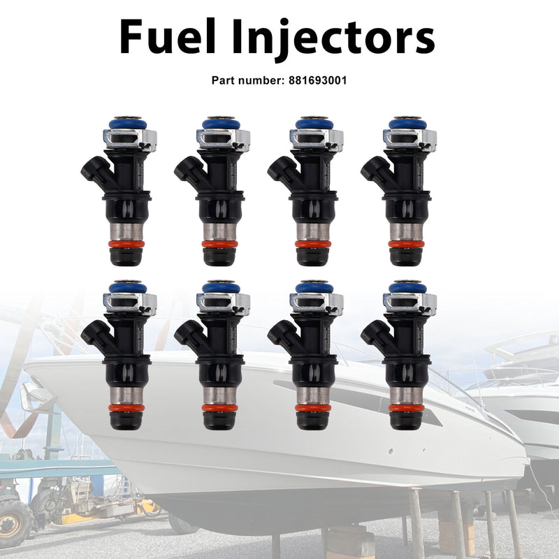 MERCRUISER 8.1L 496 CID V8 GM Engines 8PC 881693001 Fuel Injectors