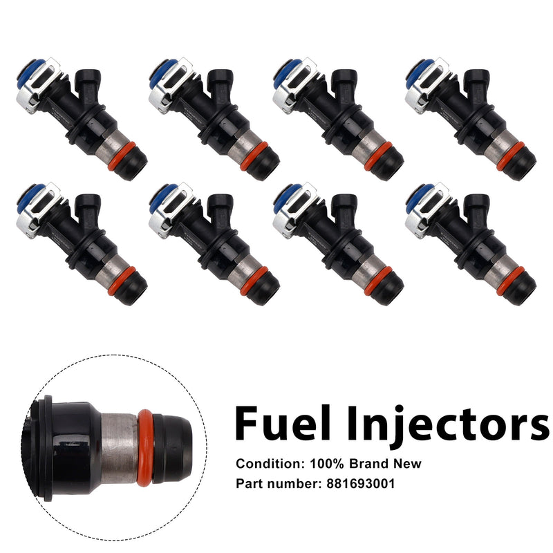 MERCRUISER 8.1L 496 CID V8 GM Engines 8PC 881693001 Fuel Injectors