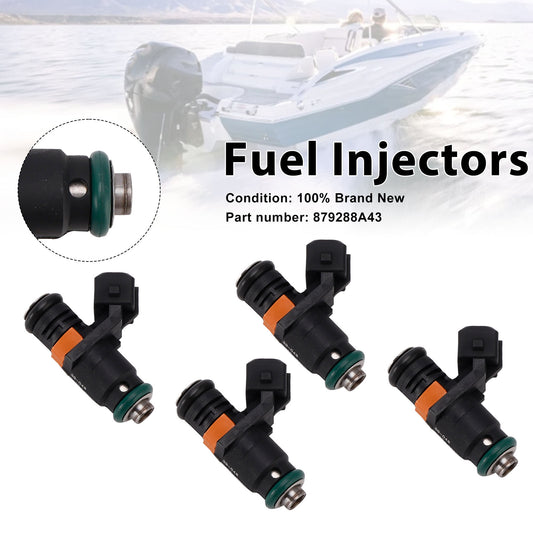 Mercruiser Sterndrive Gas Engines 3.0L 4PC 879288A43 Fuel Injectors