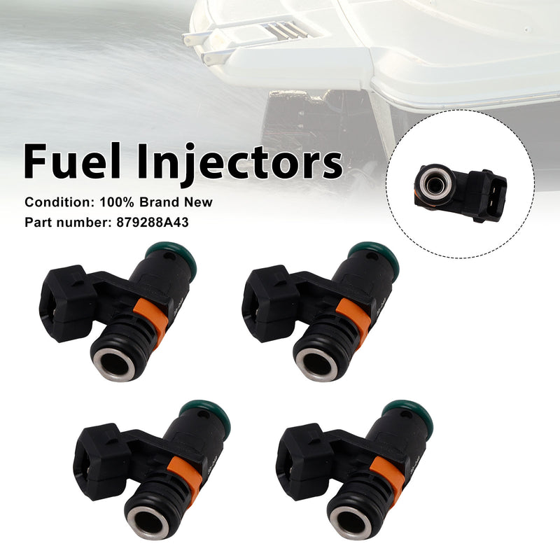 Mercruiser Sterndrive Gas Engines 3.0L 4PC 879288A43 Fuel Injectors