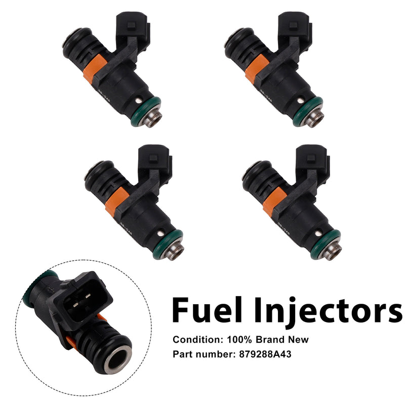 Mercruiser Sterndrive Gas Engines 3.0L 4PC 879288A43 Fuel Injectors