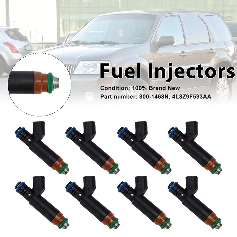 Mercury Mariner Ford Explorer 8PC 800-1468N Fuel Injectors 4L8Z9F593AA