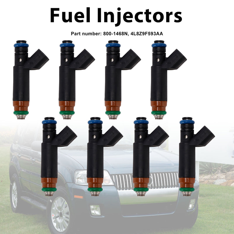 Mercury Mariner Ford Explorer 8PC 800-1468N Fuel Injectors 4L8Z9F593AA