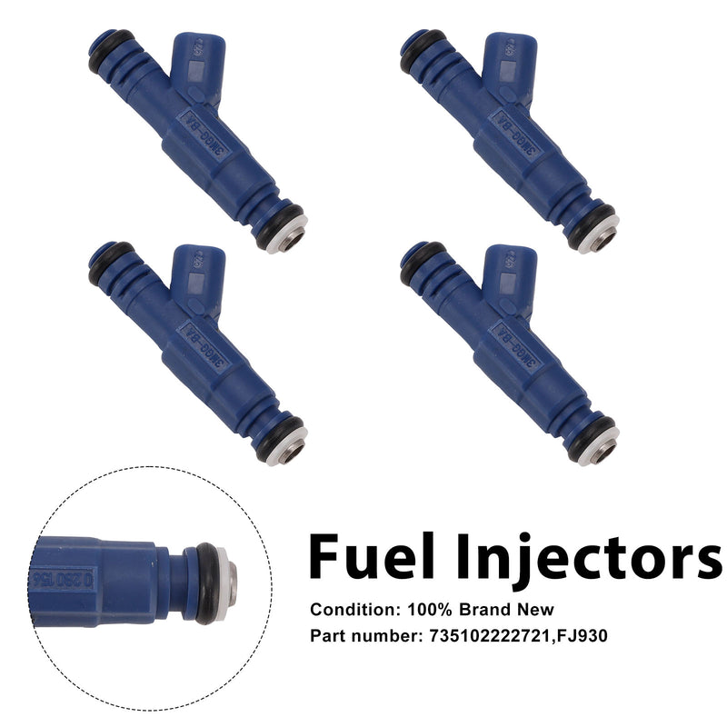 Mercury Mariner Ford Mazda Tribute 4PC FJ930 Fuel Injectors 735102222721