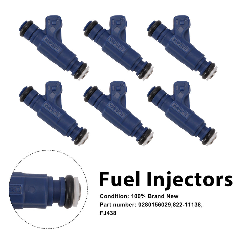 Mercury Mountaineer Ford Ranger Explorer 6PC 822-11138 Fuel Injectors ?0280156029