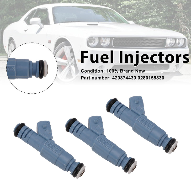 Sea-Doo GTI SE GTI 130 2006-2011 3PC 420874430 Fuel Injectors 0280155830