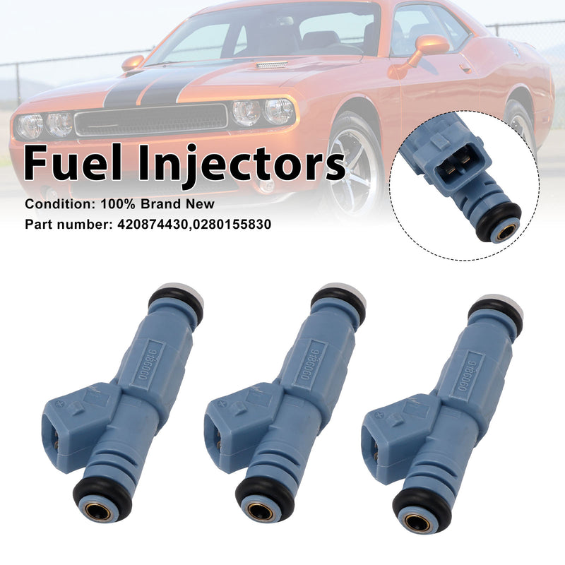 Sea-Doo GTI SE GTI 130 2006-2011 3PC 420874430 Fuel Injectors 0280155830