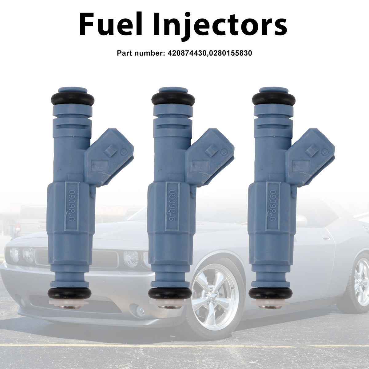 Sea-Doo GTI SE GTI 130 2006-2011 3PC 420874430 Fuel Injectors 0280155830