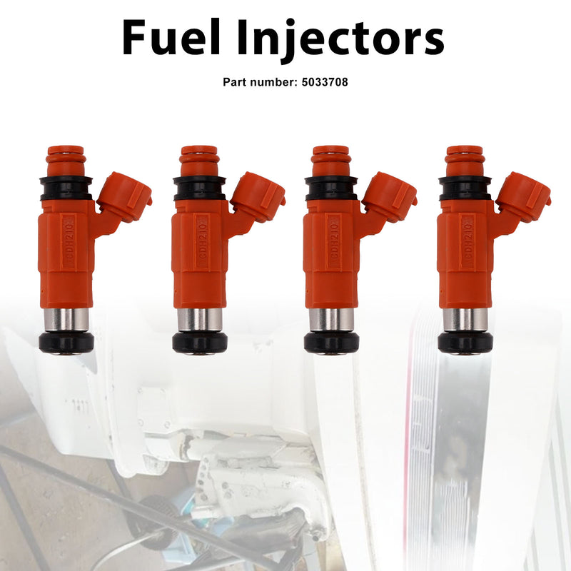 Outboard Moto 90-115-140 HP 2003-2006 4PC Fuel Injectors 5033708