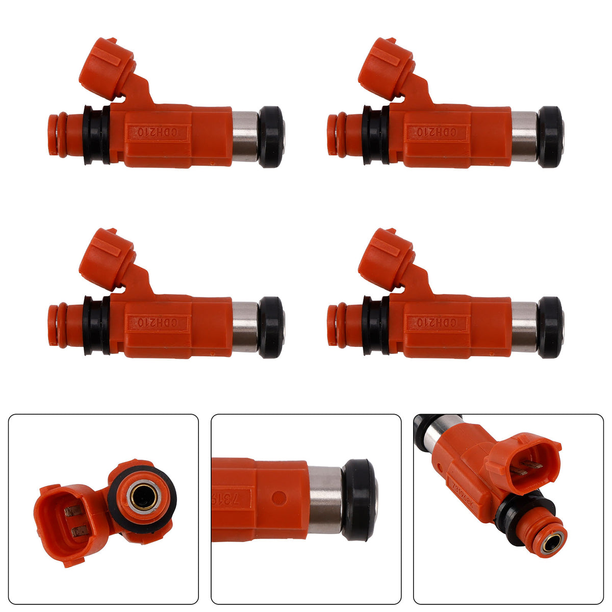 Outboard Moto 90-115-140 HP 2003-2006 4PC Fuel Injectors 5033708