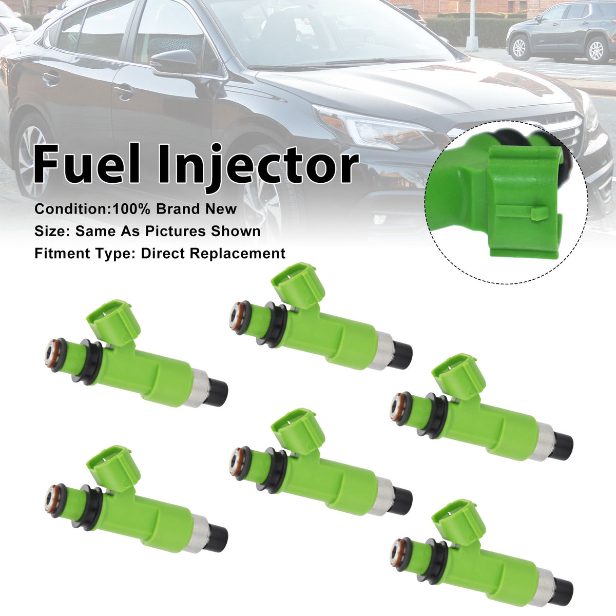 Subaru Legacy 2010-2019 Tribeca 2008-2014 16611-AA740 6PCS Fuel Injector