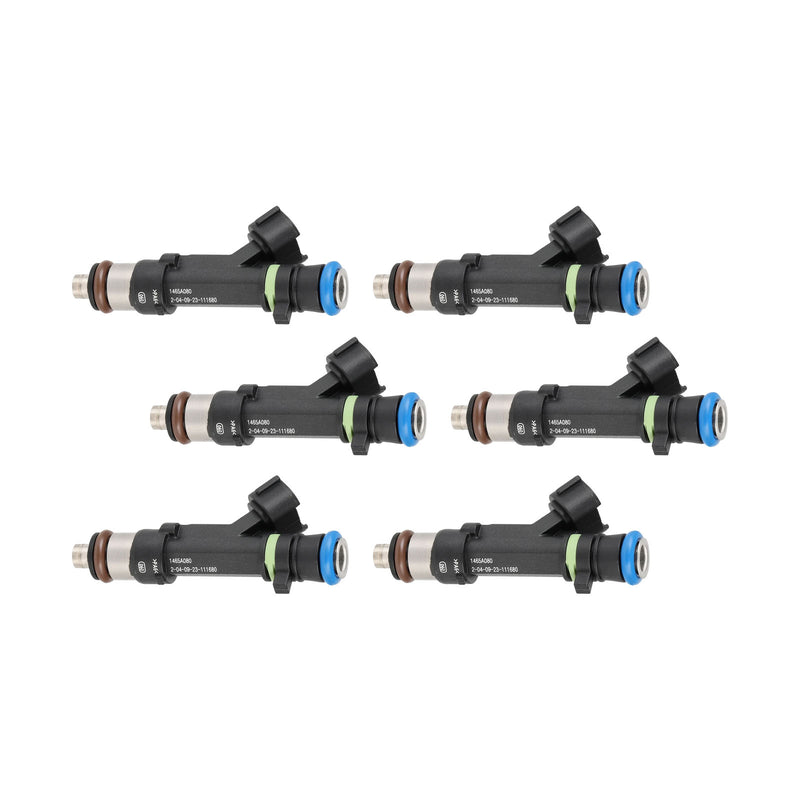 Mitsubishi Outlander 3.0L V6 2007-2013 1465A080 6PCS Fuel Injector
