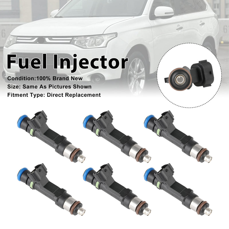 Mitsubishi Outlander 3.0L V6 2007-2013 1465A080 6PCS Fuel Injector