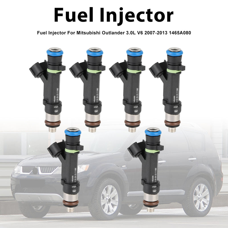 Mitsubishi Outlander 3.0L V6 2007-2013 1465A080 6PCS Fuel Injector
