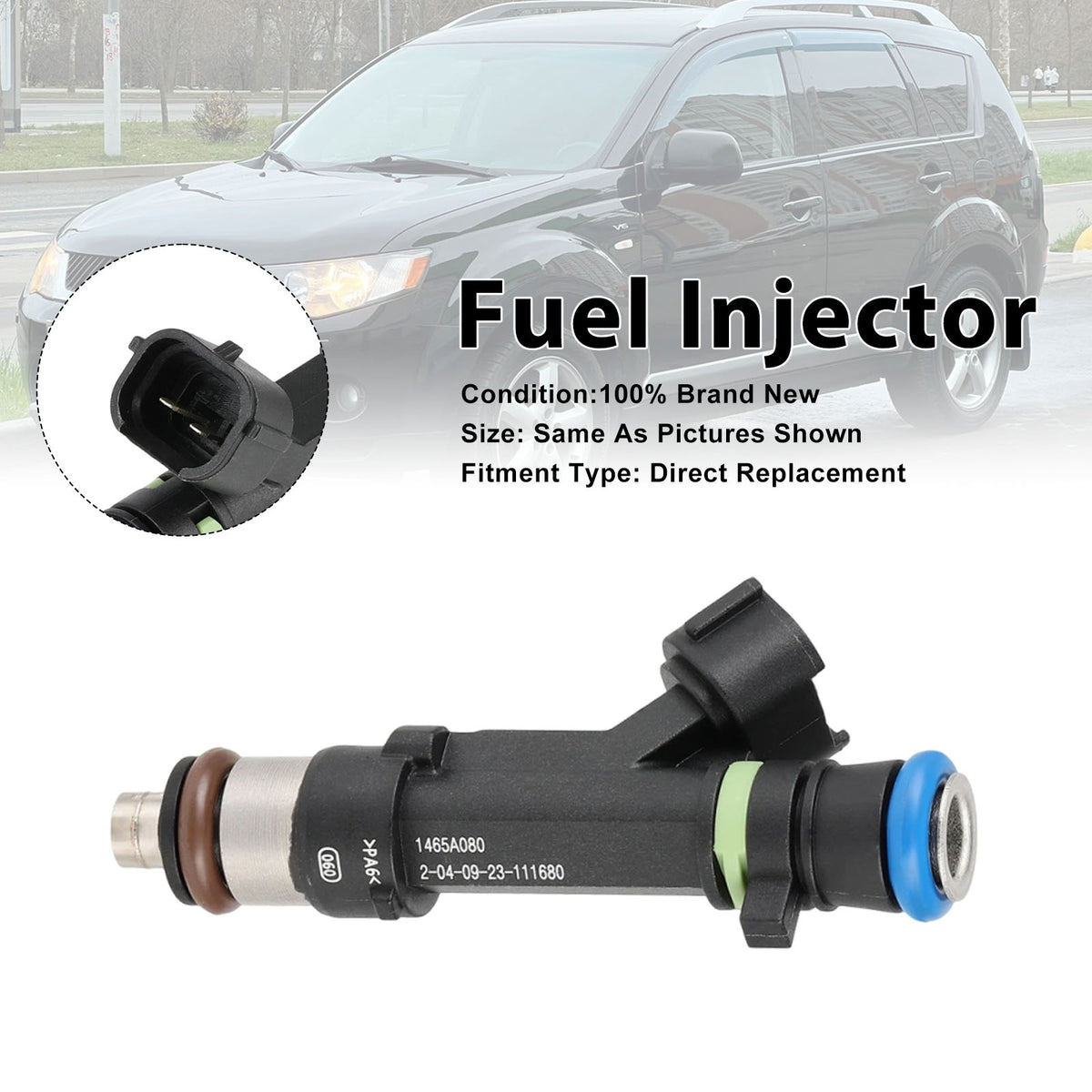 Mitsubishi Outlander 3.0L V6 2007-2013 1465A080 1PCS Fuel Injector