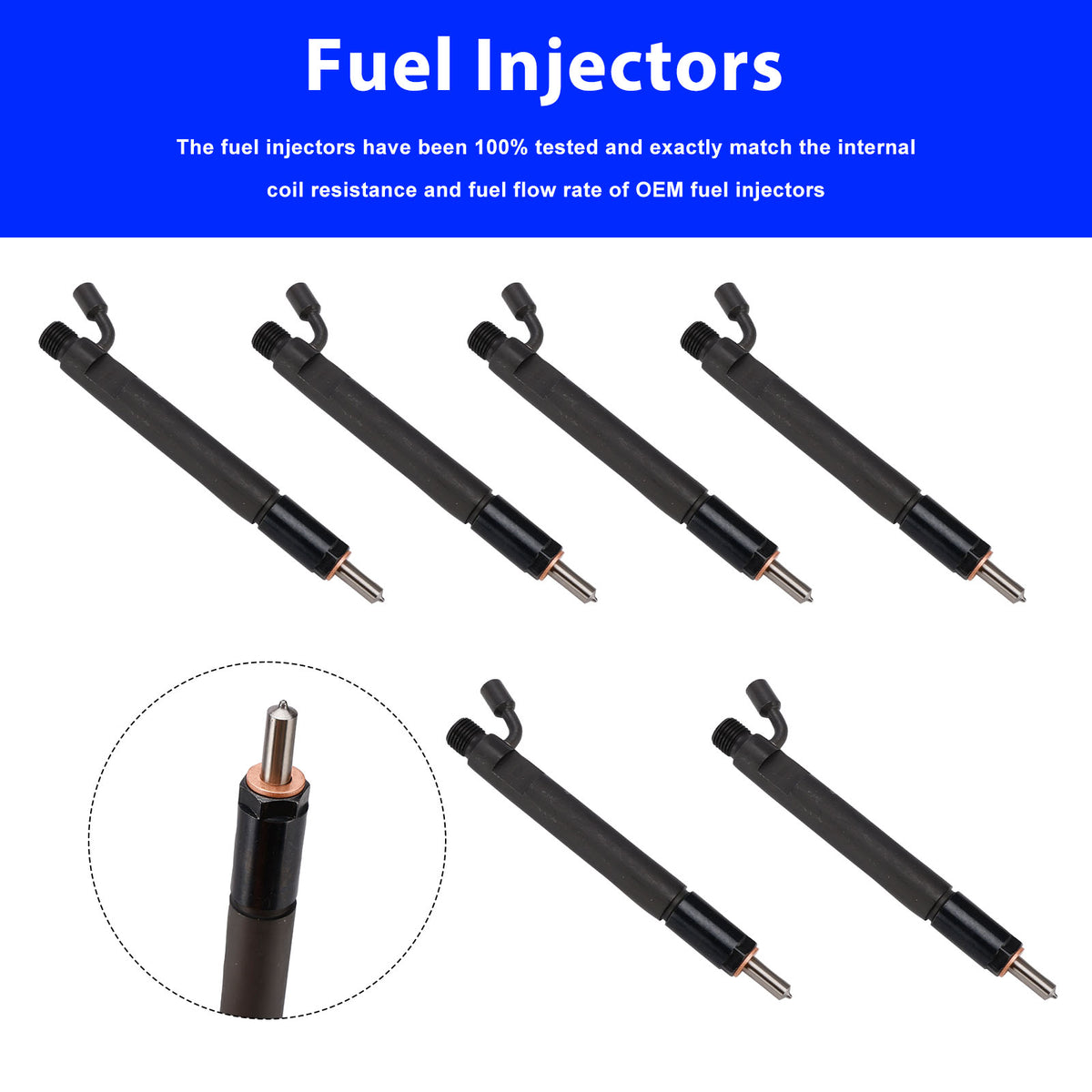 Cummins Marine 6CTA 6PC 4025299 Fuel Injectors 0432191352 4078400