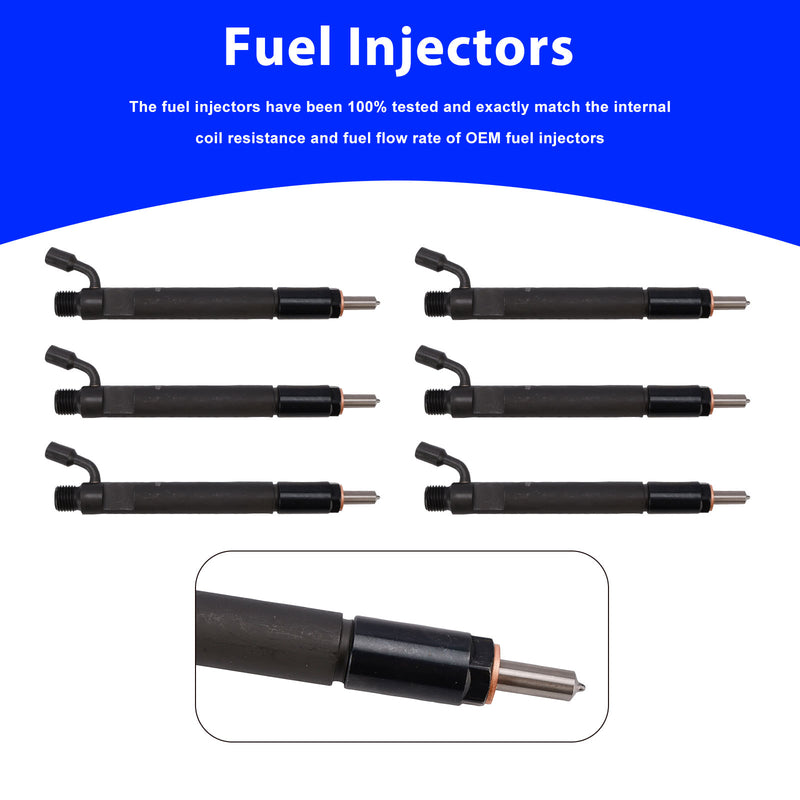 Cummins Marine 6CTA 6PC 4025299 Fuel Injectors 0432191352 4078400