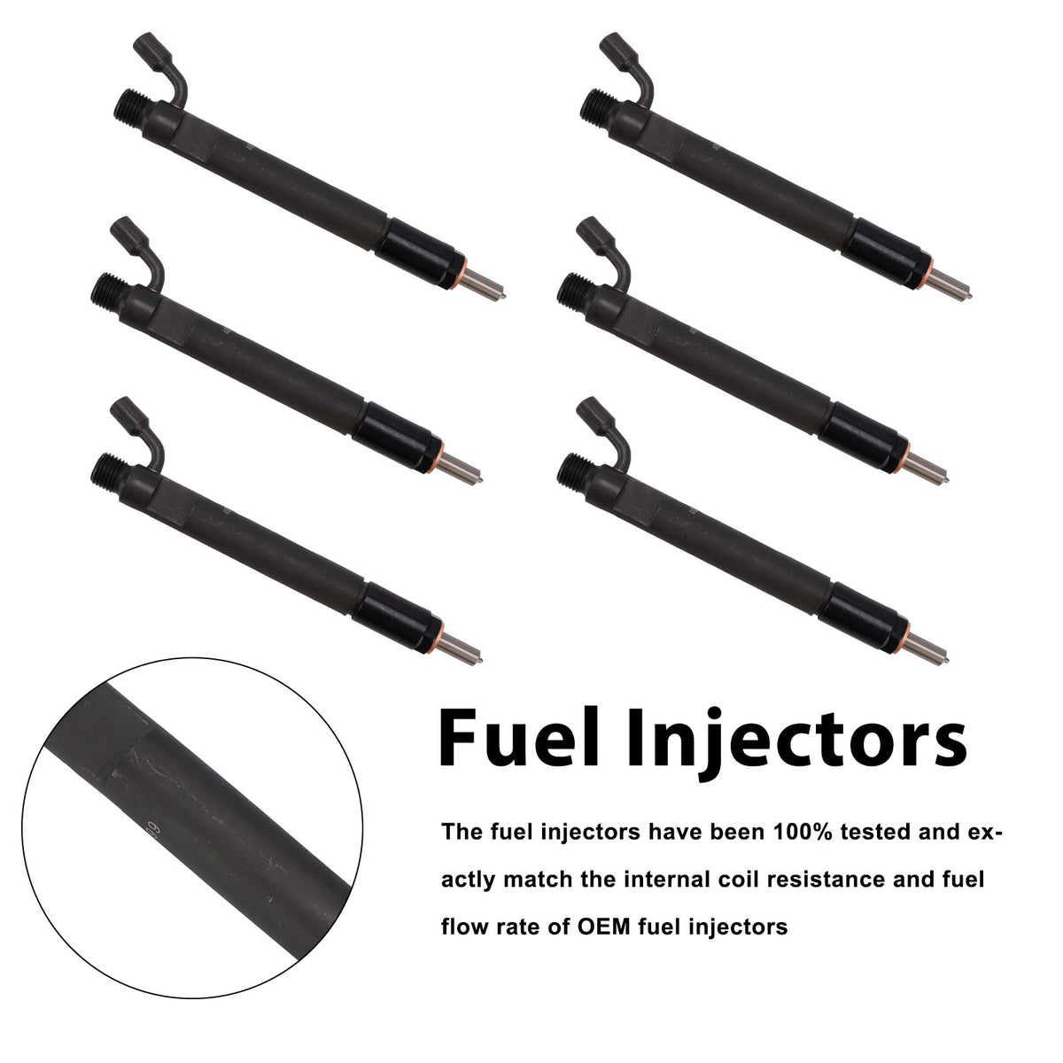 Cummins Marine 6CTA 6PC 4025299 Fuel Injectors 0432191352 4078400