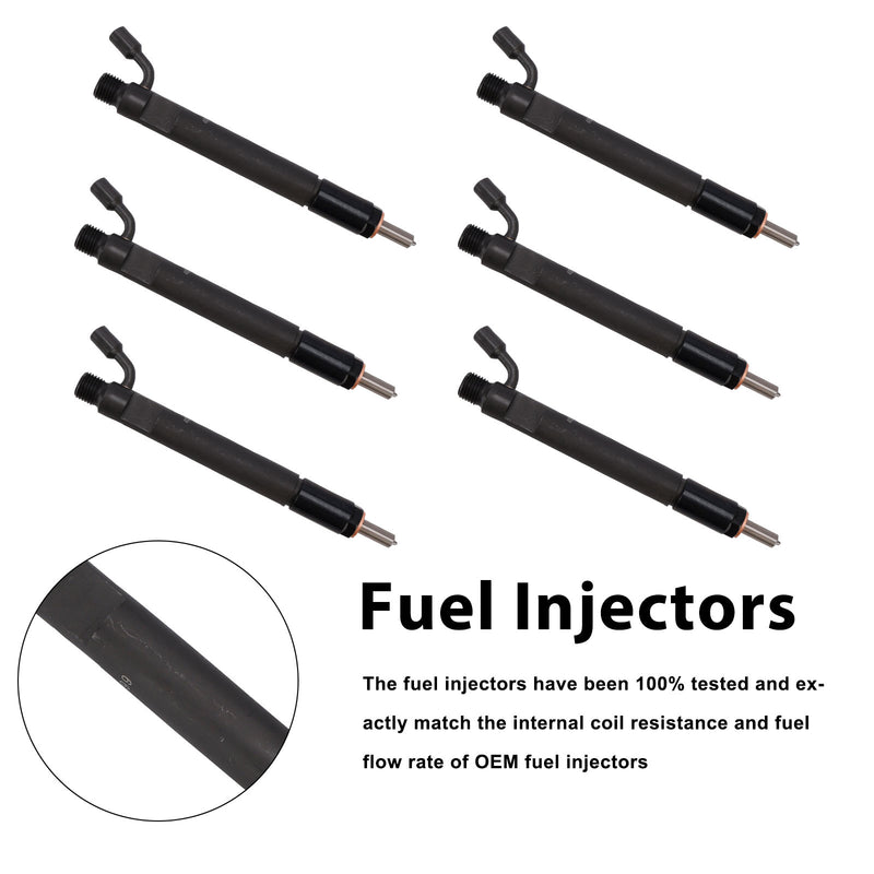 Cummins Marine 6CTA 6PC 4025299 Fuel Injectors 0432191352 4078400