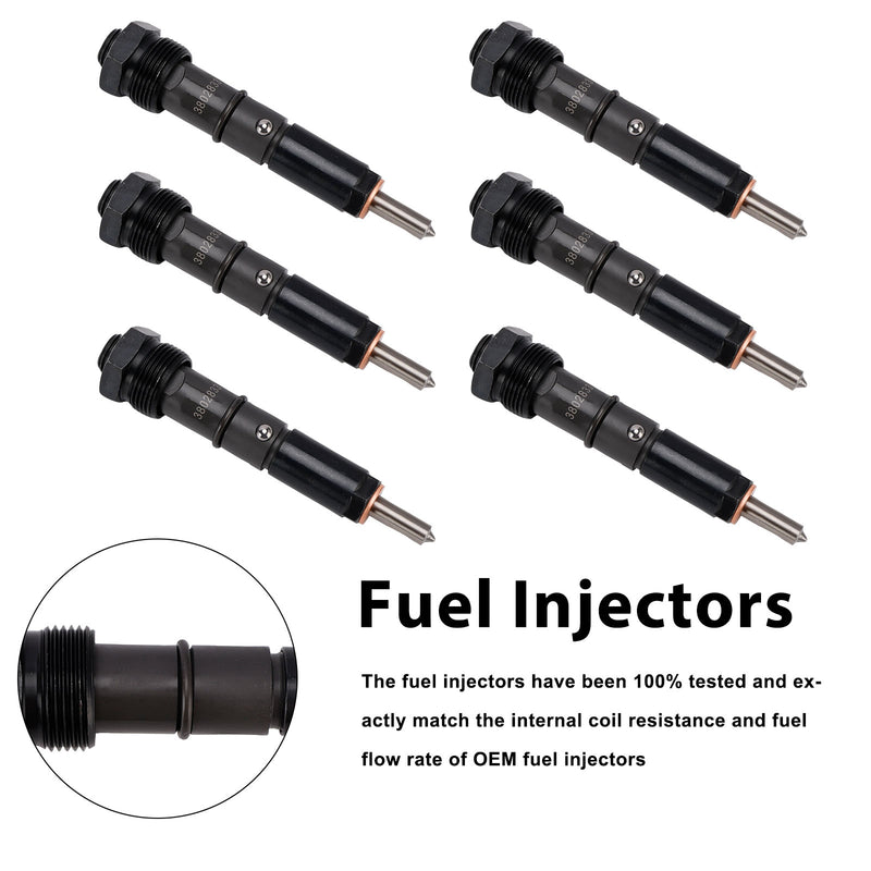 Cummins Marine Injector 6BTA 5.9L 6PC 3865968 Fuel Injectors 3802833