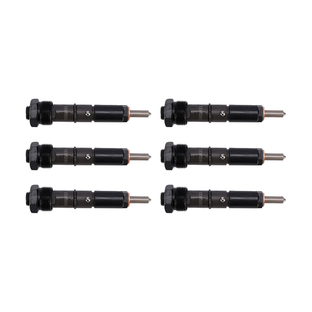 Cummins Marine Injector 6BTA 5.9L 6PC 3865968 Fuel Injectors 3802833