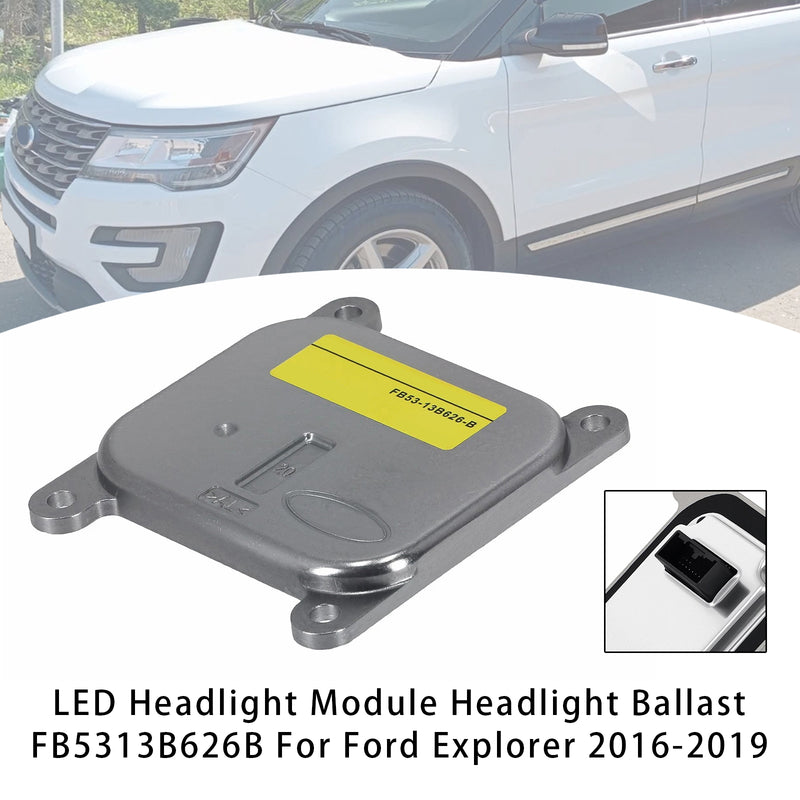 2016-2019 Ford Explorer LED Headlight Module Headlight Ballast FB5313B626B