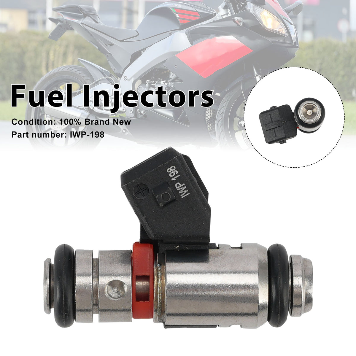 For Aprilia RS4 Scarabeo 125-200 IWP198 Fuel Injectors IWP-198