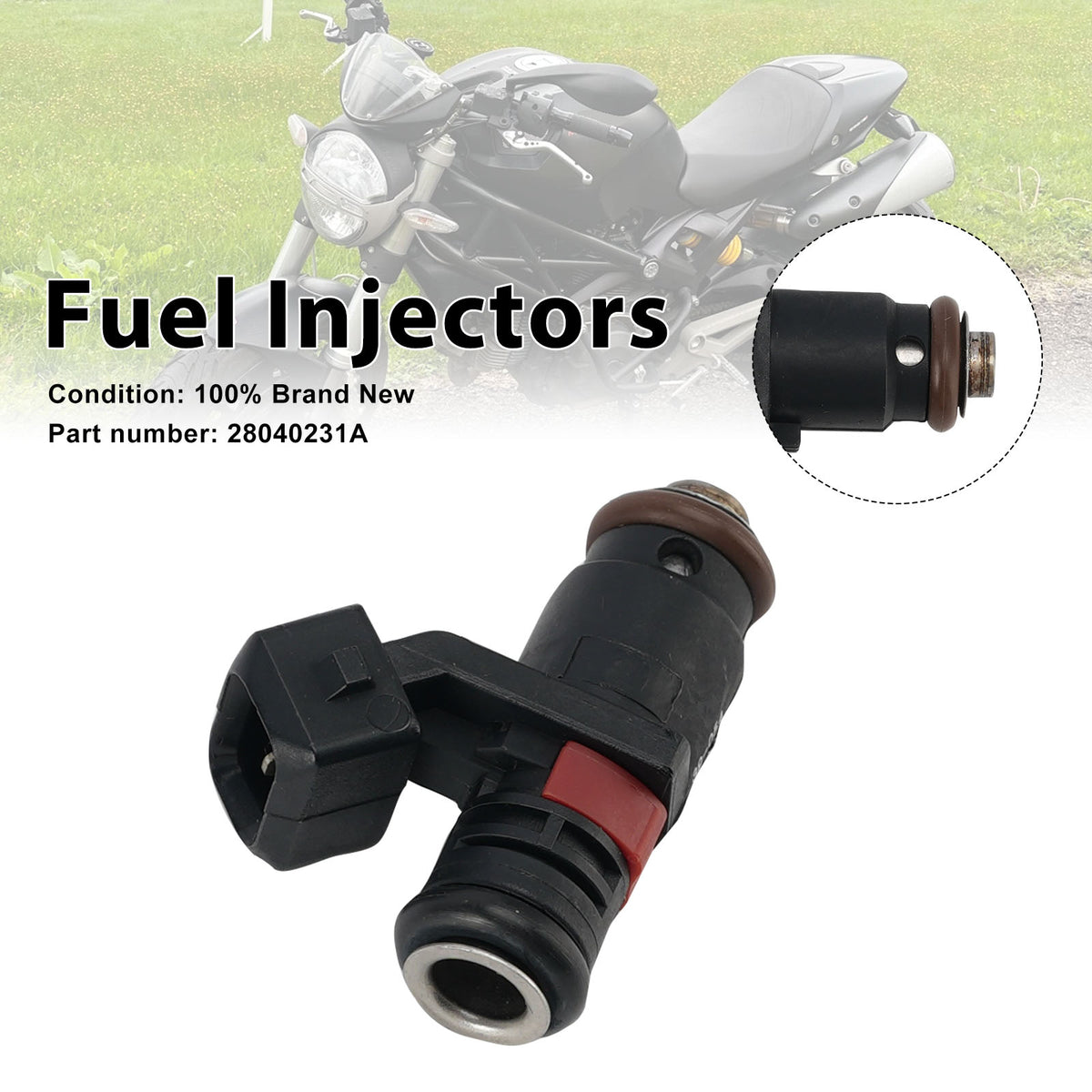 Ducati Monster 659 797 796 1110 Fuel Injectors 28040231A