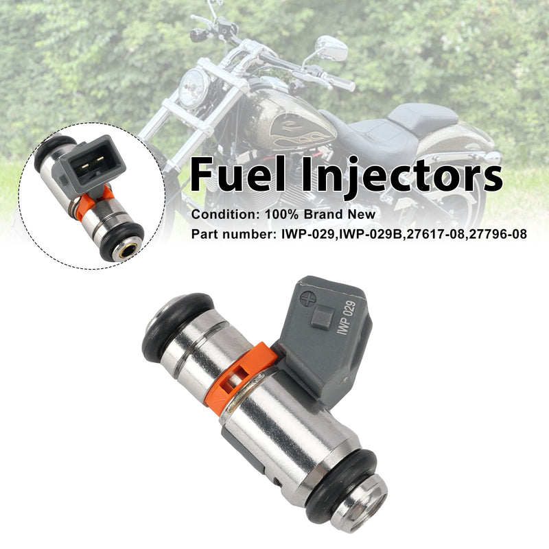 Electra Glide Street Glide Road King 2008-2017 Fuel Injectors IWP-029