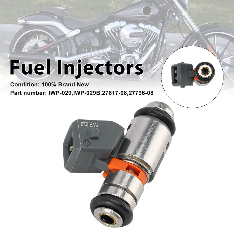 Electra Glide Street Glide Road King 2008-2017 Fuel Injectors IWP-029