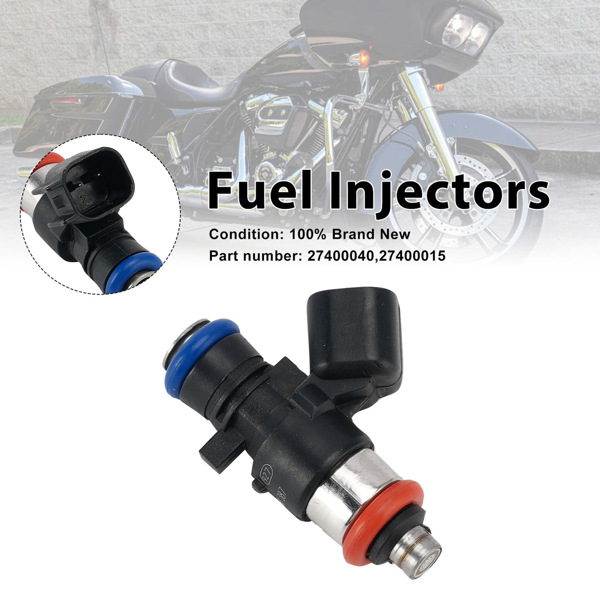 M8 Screamin Eagle Fuel Injectors 5.5g/s 27400015 27400040 Fits