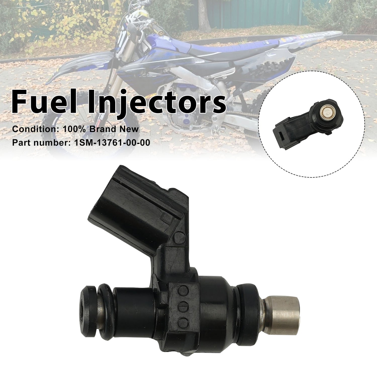 Yamaha YZ250F YZ250FX WR250F 2014-2019 Fuel Injectors 1SM-13761-00-00