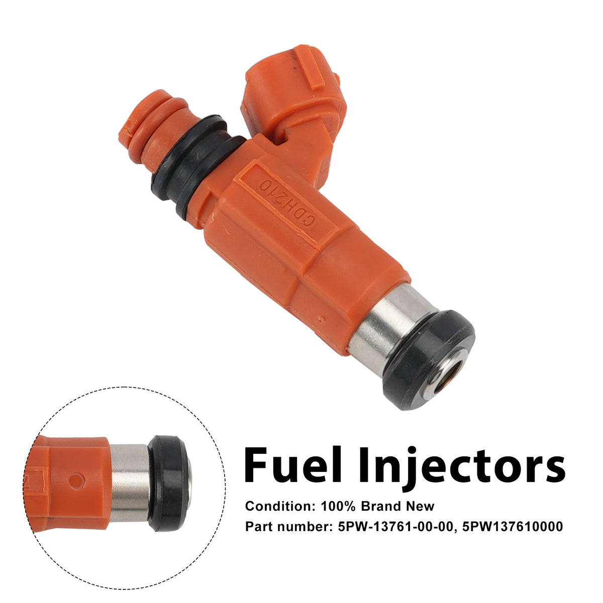 Yamaha YZF R1 YZF-R1 2002-2003 Fuel Injectors 5PW-13761-00-00