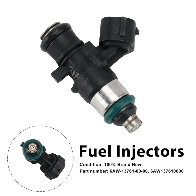 Yamaha Outboard 225/250/300/350HP Fuel Injectors 6AW-13761-00-00